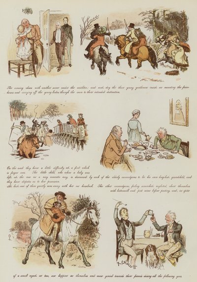 Curmudgeonsのクリスマス 作： Randolph Caldecott